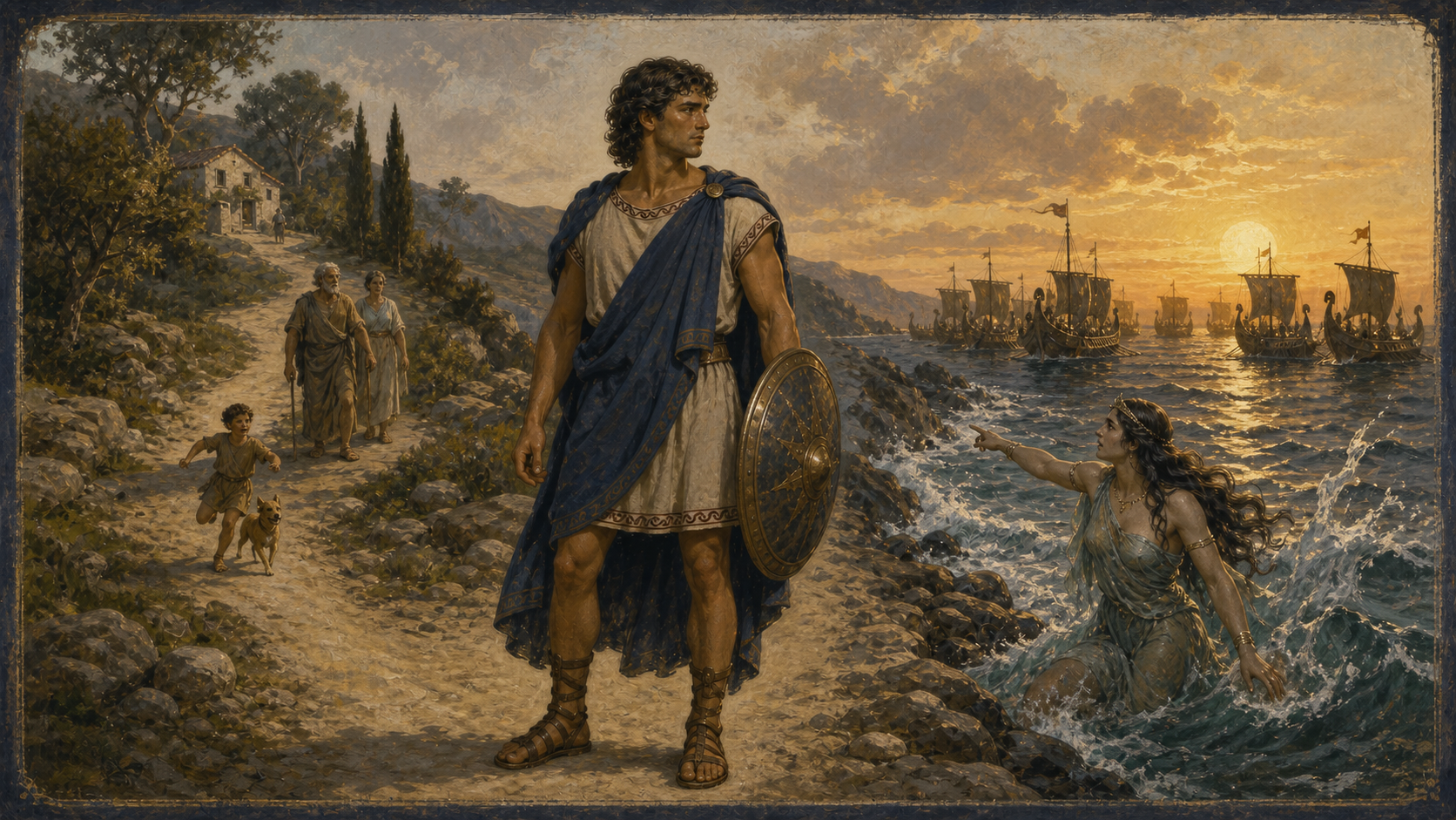 Ο Αχιλλέας — Ο Αχιλλέας επιλέγει τη δόξα της Τροίας