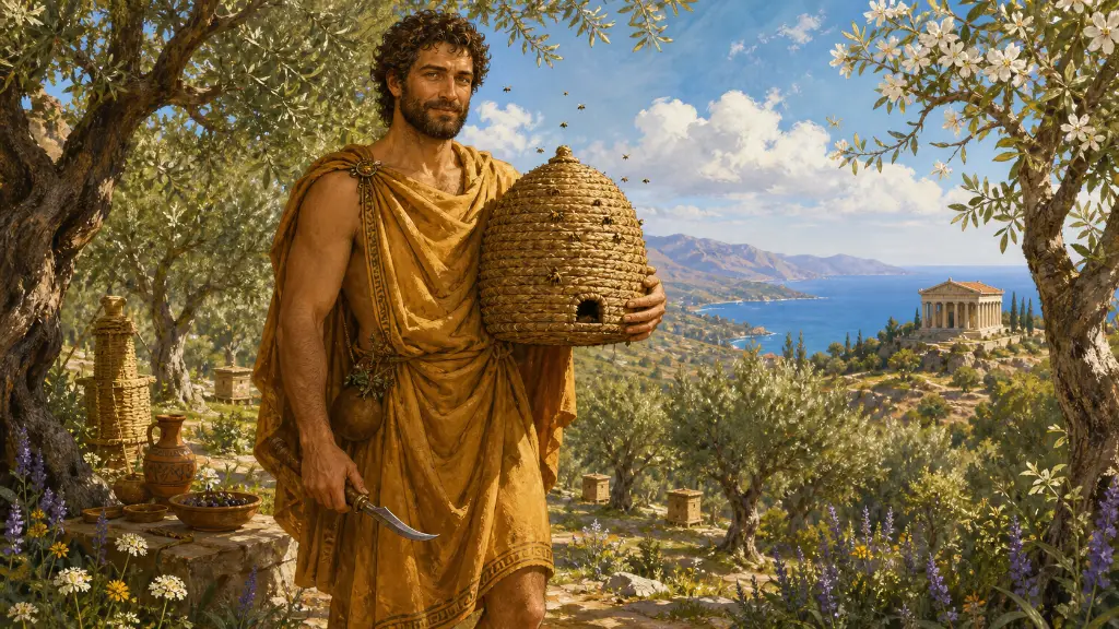 Ο Αρισταίος και οι μέλισσες — σκηνή 1 από 10.