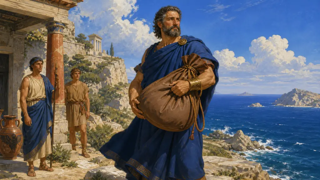 Ο ασκός του Αιόλου — σκηνή 1 από 10.