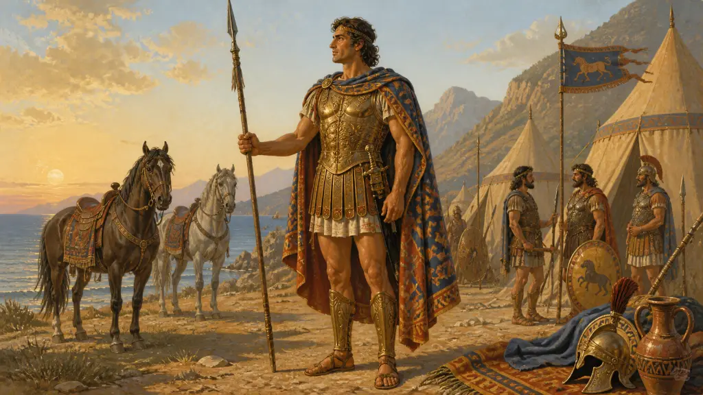 Ο Γλαύκος και ο Διομήδης — arrival