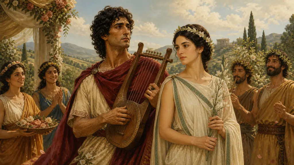 Ο Ορφέας και η Ευρυδίκη — wedding meadow