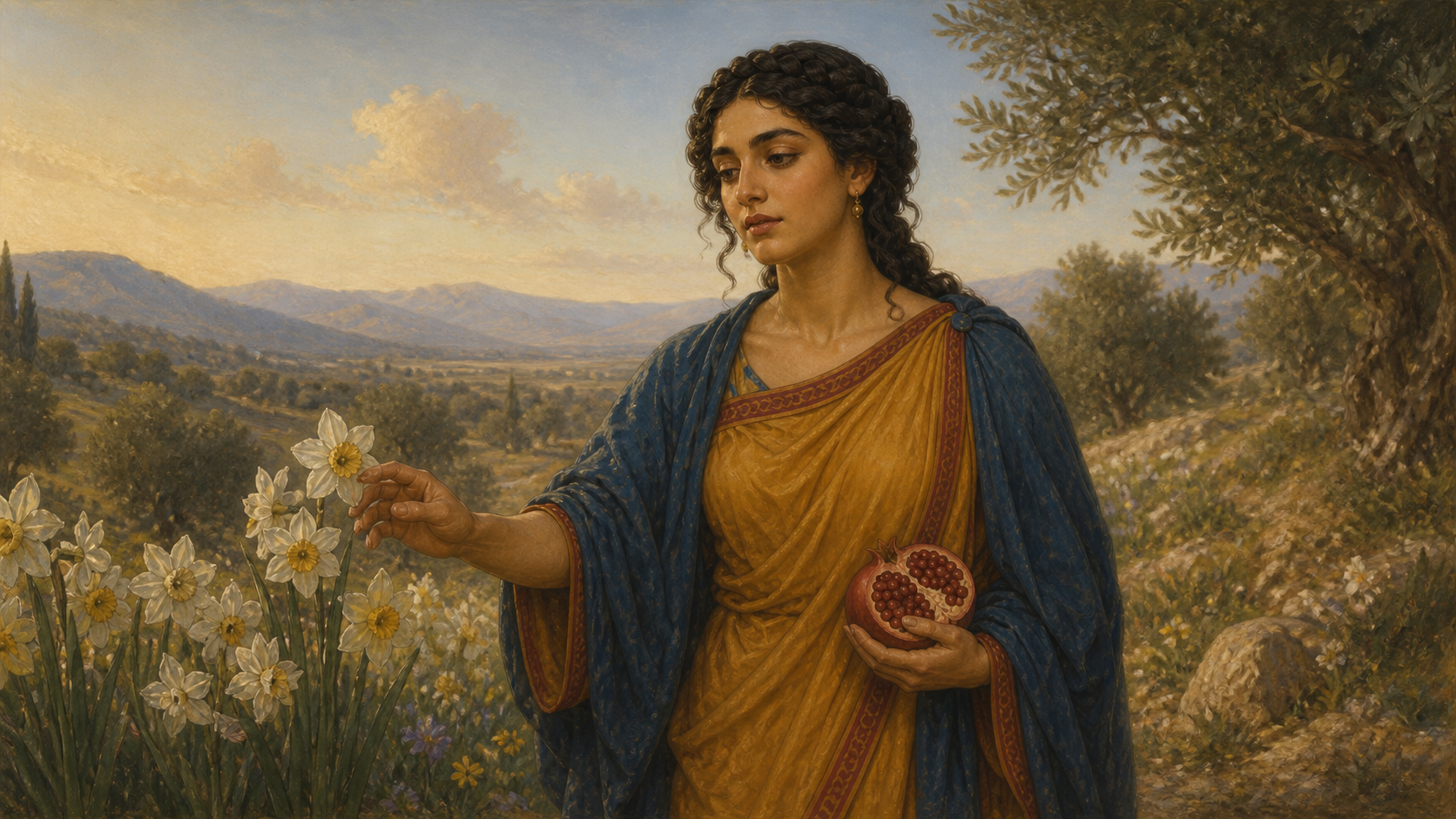 Η Περσεφόνη και οι εποχές — narcissus meadow