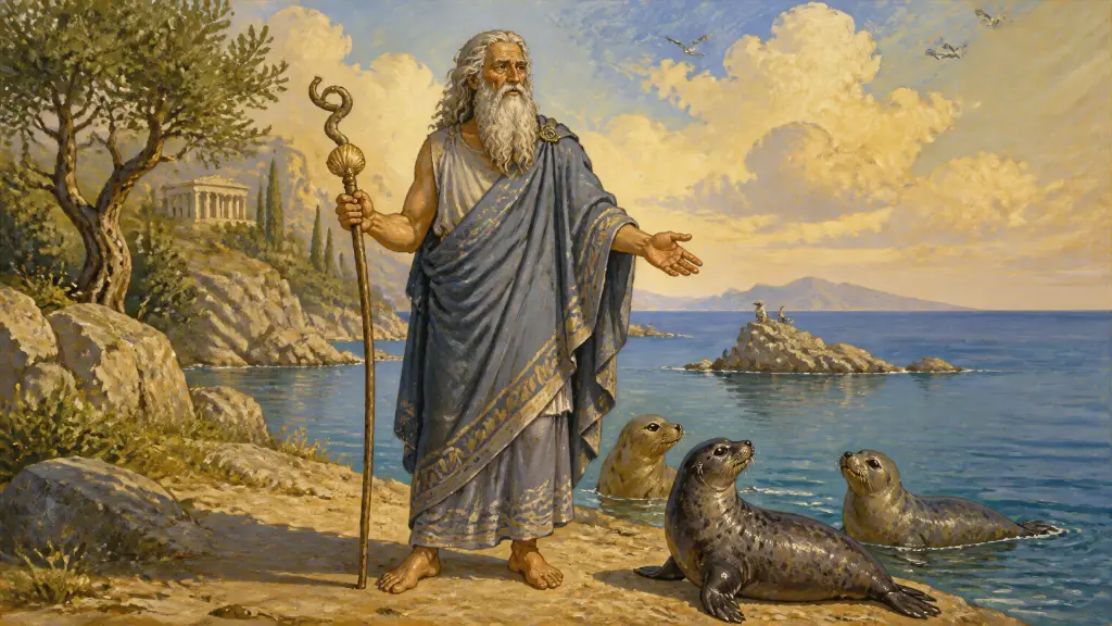 Ο Πρωτέας ο θαλάσσιος προφήτης — arrival