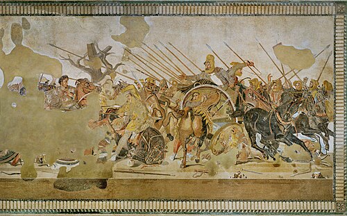 The Alexander Mosaic (Battle of Issus), House of the Faun, Pompeii, c. 100 BC