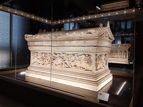 The Alexander Sarcophagus, Istanbul Archaeological Museums