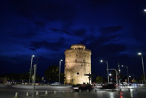Θεσσαλονίκη, ο Λευκός Πύργος (Thessaloniki, the White Tower), the city of «Θεσσαλονίκη, μέρες του 1969 μ.Χ.»