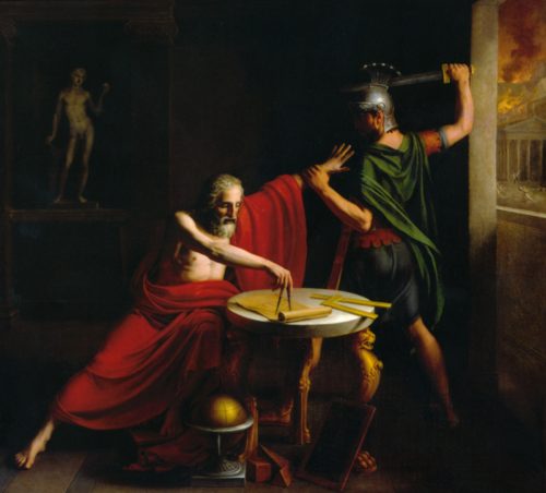 La mort d'Archimède (The Death of Archimedes), Thomas Degeorge, 1815