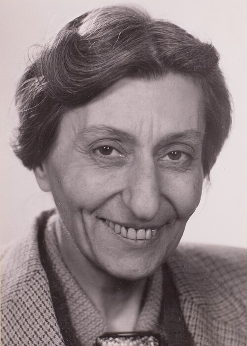 Melpo Axioti at the IV German Writers' Congress, East Berlin, January 1956