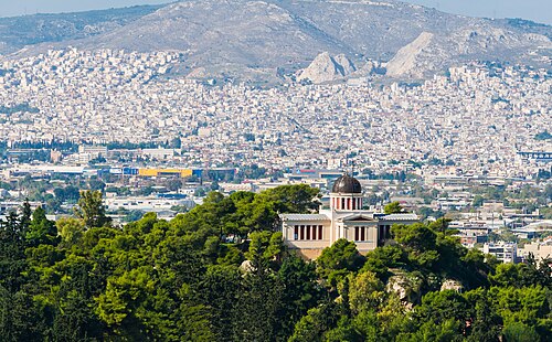 The National Observatory of Athens on the Hill of the Nymphs