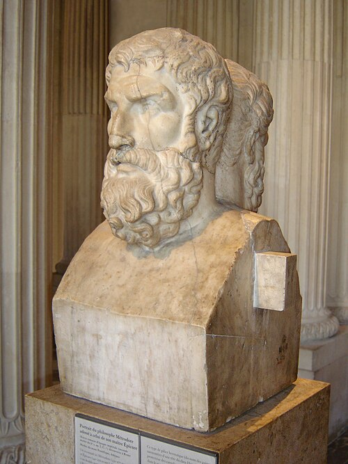 Double herm of Epicurus and Metrodorus, Louvre