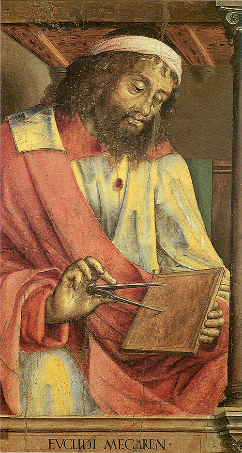 Euclid, Justus van Gent, c. 1474