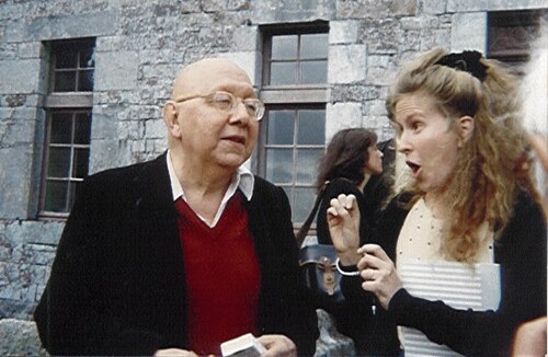 Castoriadis in conversation at the Cerisy colloquium, 1990