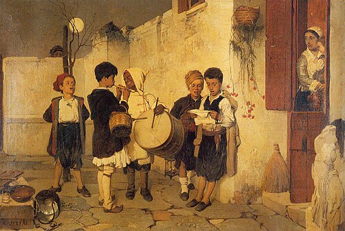 Τα κάλαντα (The Carols), 1872