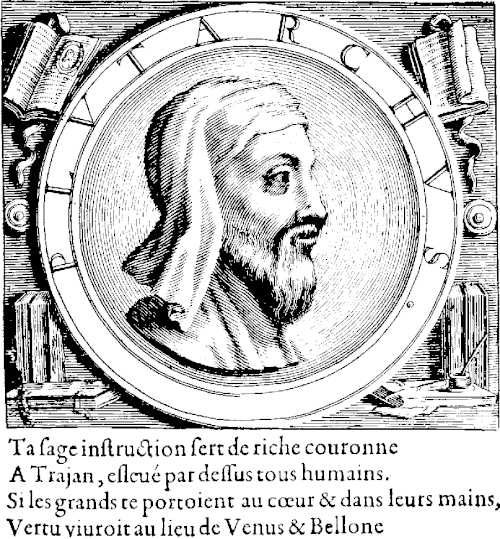 Plutarch, engraved portrait