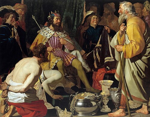 Solon and Croesus, Gerard van Honthorst, 1624