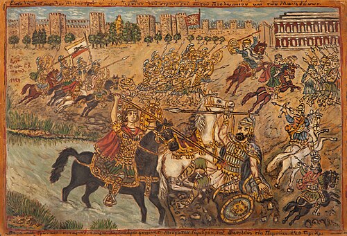Ο Μέγας Αλέξανδρος φονεύει τον Μιθριδάτη, 1927