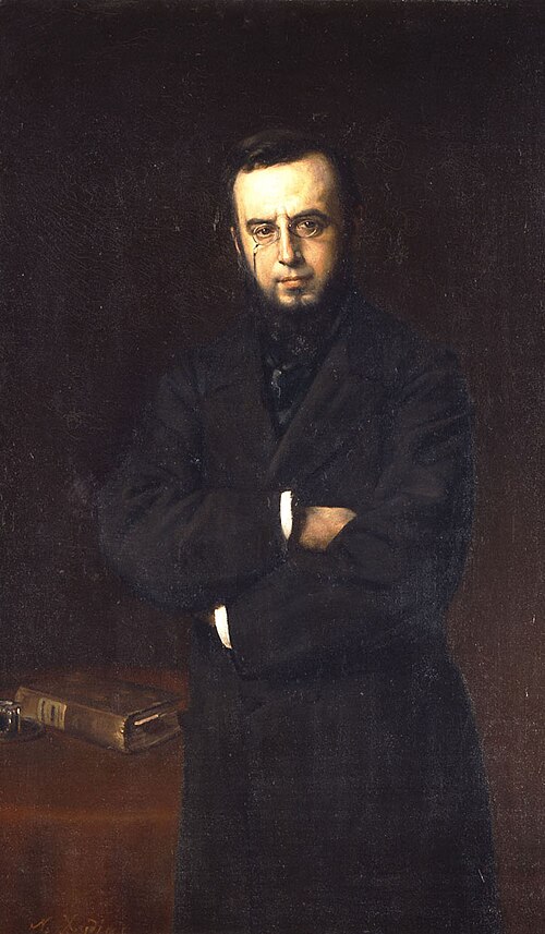 Προσωπογραφία Δημητρίου Βικέλα (Portrait of Dimitrios Vikelas), Nikolaos Xydias Typaldos
